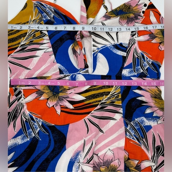 Walter Baker Natasha Bold Print Cut-Out Midi Dress - Picture 9 of 10